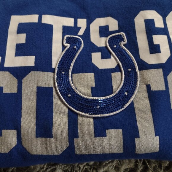 Indianapolis Colts XS Victoria's Secret Pink Sweatshirt - Picture 3 of 4